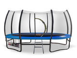 Kahuna 10 ft Springless Trampoline with Basketball Set TRM-KAH-ELA-10D-BB