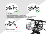 Foldable Bicycle Basket Removable Metal Mesh with Quick Release V1188-MS-708-027