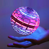 2pcs PURPLE Flying Ball Mini Hand UFO Toys Drone Helicopter Hover Quadcopter Kids Toys Gifts V201-FAZ0702PI8AUX2