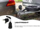 1Set Steel Trailer Hitch Lock with Keys for Cars Rvs and Boats Durable Black V1369-AZ3-W-20723