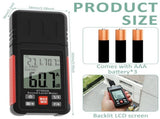 Digital Decibel Meter High Precision Sound Level Reader Noise Volume Measure Device with LCD Backlit V1370-AZ4-10553