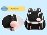 K-Pop Demon Hunters Anime School Backpack Cute Cartoon Bag for Students rosa_tfrf pink 10 V1237-ZY-203-3953