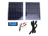 200W Solar Panel Kit Aluminum Frame Solar Charger Controller Kit for Off Grid Applications RV Travel V1294-YM0901-3111250089911