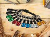 LGCASL Clearance! 12Pc Portable Bit Holder Key Chain Hex Shank Screwdriver Bit Clip for Impact V1189-LWWAL-20260325-02539