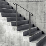 Handrails for Outdoor Steps, Fit 1-3 Steps Outdoor Stair Railing, Wrought Iron Handrail, Adjustable V952-LTFS1MLZFS0000001V0