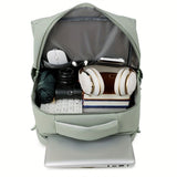 Travel Backpack Durable Backpack Organized Storage Backpack Comfortable - Light Green - Size L V1347-127-66522-LIG-L