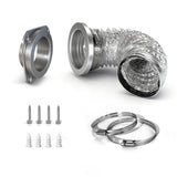 Magnetic Dryer Vent Coupling Airtight Seal Dryer Vent Connector Kit Easy to Clean Quick Connector V1192-AZ-W-5192