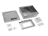 Recessed Floor Outlet Stainless Steel IP44 Waterproof Floor Receptacle Kit for Home Improvement V1294-YM0901-3114240050111