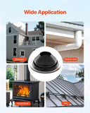 VEVOR 2 Pcs Metal Roof Pipe Flashing Boots Fit 150-280 mm Pipe High Temp EDPM V952-WDGDTGHSEDPMXQLFSV0