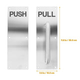 Stainless Steel Door Pull Handle for Interior Doors Home Use V1369-AZ3-W-15677