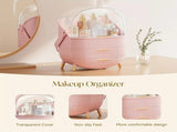 Transparent Flip-top Cosmetic Storage Box Dustproof, Waterproof, Multi-layer Drawer Organizer, V1232-HZSNX004