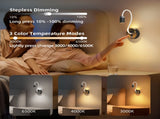 Rechargeable Motion Sensor Night Light DIY Silicone Hose Lamp for Bedroom & Desk Other V1107-CS-RTGYXYD4