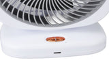 Double Layer Tower Fan 5 Speeds Rechargeable Portable Small Oscillating Table Fan for Home Camping V1294-YM0901-3113240209711