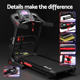 Everfit Treadmill Electric Home Gym Fitness Exercise Machine w/ Sit Up Bar 480mm TMILL-480-M804-SUB-AB