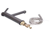 G1/2 Above Counter Basin Pull Out Faucet Set Cold Hot Mixing Water Tap with Water Pipes for Home V1294-YM0523-3112210104511