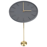 Modern Wall Clock Hanging Round Clock with Large Pendulum for Kitchen Coffee Shop Bar V1294-YM0901-3115210121711