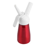 250mL Portable Red Aluminum Whipped Dessert Cream Butter Dispenser Whipper Foam Maker V1294-YM0722-JYA03290
