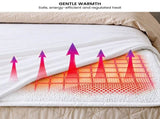 Laura Hill King Electric Heated Underlay Blanket Fleecy Fabric with Timer KDA6-182-CM