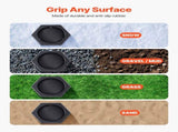 RV Leveling Pads, 4-Pack Rubber Trailer Jack Pads, Each with 5000 lbs Capacity, Jack Stabilizer V952-FXBDSJT15YC1UPSHJV0