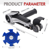 Angle Grinder to Carving Tool Adapter with Wood Carving Disc for Woodworking Grooving Sculpting V1341-ZY-2RJ9EJAG-M10