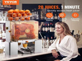 Commercial Orange Juicer Machine, 120W Automatic Juice Extractor, Stainless Steel Orange Squeezer V952-TSZDJLCZJBZDVGFHDV3