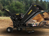 Ducar K70 7HP Wood Chipper Shredder Mulcher Grinder Petrol in Black WCP-K70-BK