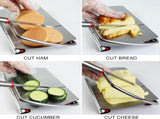 Stainless Steel Cheese Slicer with Cutting Wire and Measurement Markings for Precise Slices & Cubes V1258-DP02-BOL-232