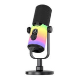 RGB Dynamic Gaming Microphone XLR/USB Interface for PC Streaming Podcast Recording Style 2 V1263-JX-7074-1
