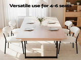 Artiss 2M Extendable Dining Table Kitchen Cafe Lounge Restaurant Tables Natural DINT-B-EXT-05-WD
