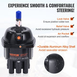 Hydraulic Steering Kit 90HP Hydraulic Outboard Steering Kit with Helm Pump Cylinder Marine Steering V952-XWYYFXB90HP000001V0