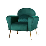 Artiss Armchair Green Velvet Caroline UPHO-C-ARM-8026-GR