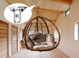 Professional Ceiling Hook with 500kg Load Capacity - 360&deg Rotatable - With Carabiner - Punching Bag V1188-MS101-02002-1