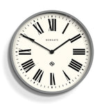 Newgate Number One Clock Italian Posh Grey V398-NGNUMONE148PGY