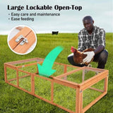 Paw Mate Chicken Coop Rabbit Hutch Extension Run 180 x 90 x 48cm Runey V274-PET-RR4R