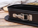 31.5 cm Long Oval Springform Pan, Non-Stick Spring Baking Pan Cheesecake Pan with Removable Bottom, V1369-AZ3-W-04298