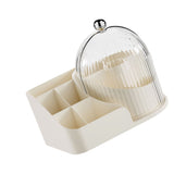 Makeup Brush Holder with Lid 360 Degree Rotating Cosmetic Organizer Desktop Box Skincare V1294-YM0901-3117250188311