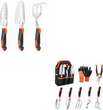 Garden Tools, 3 Pack Heavy Duty Gardening Tools Garden Tools, 8 Piece Gardening Tools V1258-DP02-C-959