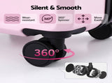 Wanderlite 28" Luggage Suitcase Trolley Travel Lightweight TSA Hardshell Pink LUG-ABS-DM-28-PK