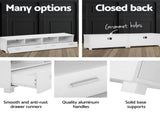 Artiss TV Cabinet Entertainment Unit 180cm White Eddie FURNI-C-SMTV-180-WH-AB