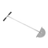 Manual Lawn Edger with Saw Tooth Blade Half Moon Edger Lawn Tool with T Grip Handle for Cleaning V1294-YM0706-3111230192511