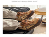 Amber Sneakers Vintage Unisex Shoes Couple Sneakers Classic Court Shoes - Cheese yellow - Size V1102-M-SHOE-43521-CHEE-10AU10EU43