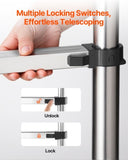 VEVOR Telescoping Ladder Stainless Steel Extension Step 3740mm Portable Ladders V952-SSTTNLSLK125UY2CLV0