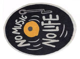 Water Absorbent Mat Retro CD Disk Design Anti Slip Thick Soft Imitation Cashmere Home Bathroom Mat V1294-YM0512-3117220266212