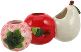 Petluno Ceramic Vase in Strawberry Shape Sturdy Durable Flower Pot for Hydroponic Cuttings V1259-DP01-A-1651