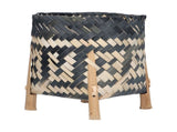 Handwoven Basket Northern Europe Style Bamboo Weaving Plant Basket for Home Decoration V1294-YM0523-3111210387011