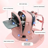 Multi-Compartment Travel Backpack with Shoe Storage and Wet-Dry Separation V888-ELOSUNG10939