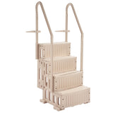 VEVOR 4-Step Taupe Robust Pool Ladder of 2 Handrails for 1219.2-1371.6 mm Pools V952-DXYCTLTSFSSL7S7BSV0