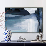 Baby Blue Framed Canvas 120x80cm V637-E592400