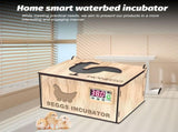 Incubators for Hatching Eggs DIY Wooden 9 Egg Incubator with Temperature Control Chicken Egg V1294-YM0901-H47262AU