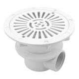 White Swimming Pool Main Drain Floor Drain G2 Water Inlet Draining Accessory V1294-YM0901-JY30354